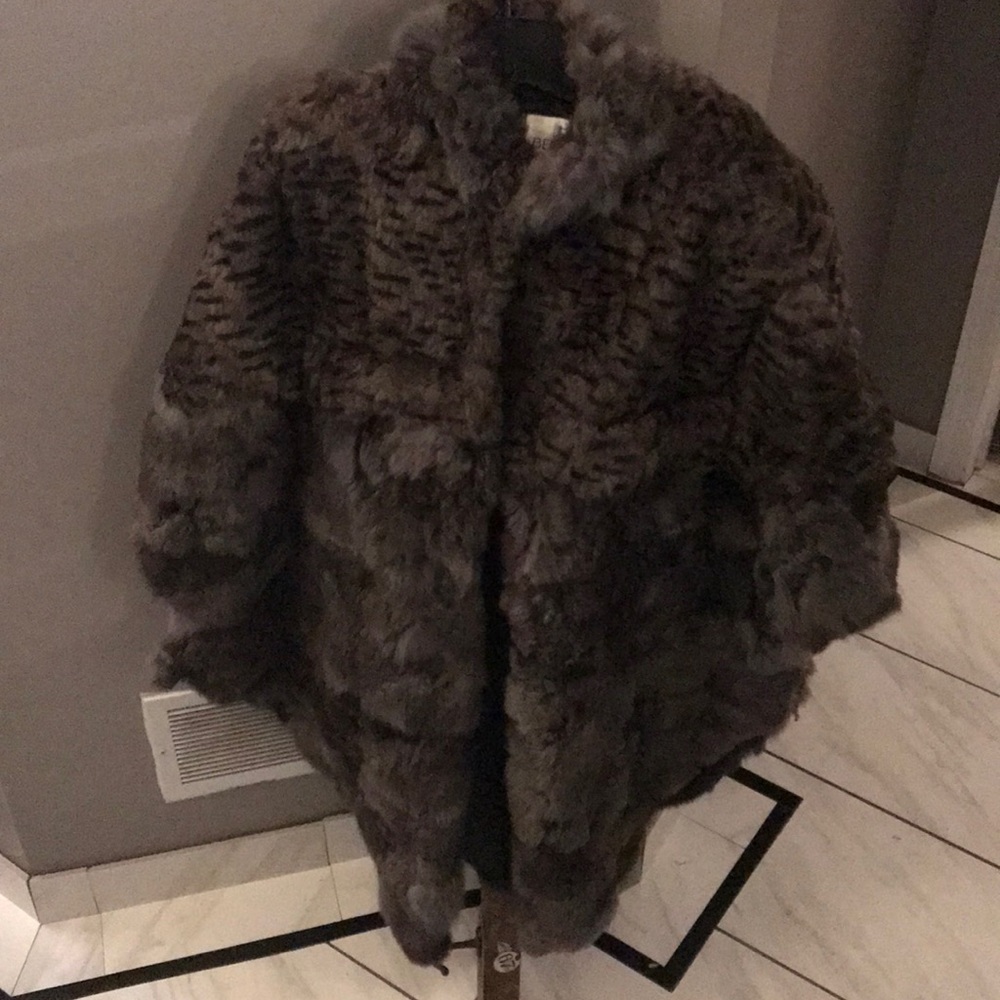 Berman vintage real fur cape